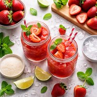 Icy Strawberry Slush