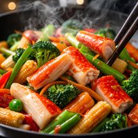 Imitation Crab Stir Fry