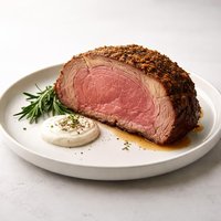 Imperial Prime Rib Roast with Horseradish Cream Sauce