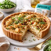 Impossible Cauliflower Quiche