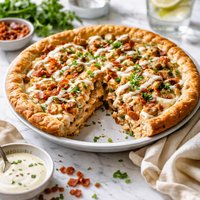 Impossible Chicken Bacon Ranch Pie