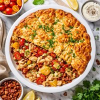 Impossible Easy Chicken Club Pie