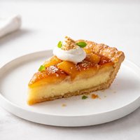 Impossible Peach Pie