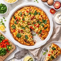 Impossibly Easy Breakfast Pie