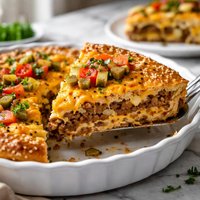 Impossibly Easy Cheeseburger Pie