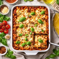 Incredible Lasagna W Bolognese Sauce