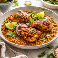 India Spice Chicken and Lentils