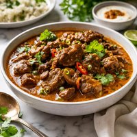 Indian Beef and Mushroom Curry