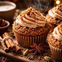 Indian Chai Latte Muffins