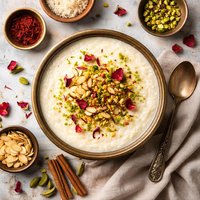 Indian Creamy Rice Pudding Phirni