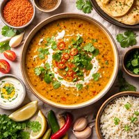 Indian Dhal Shorva Lentil Soup