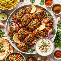 Indian Inspired Chicken with Raita