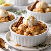 Individual Apple Cobbler