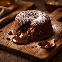 Individual Chocolate Cake Fondant