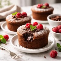 Individual Chocolate Souffle Cakes