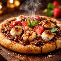 Individual Dessert Pizza