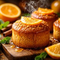 Individual Orange Syrup Cakes