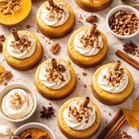 Individual Pumpkin Cheesecakes