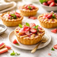 Individual Rhubarb Pies