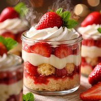 Individual Strawberry Trifles
