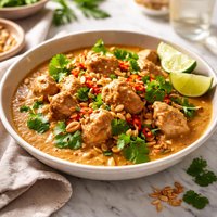 Indonesian Chicken Peanut Butter Sauce Slow Cooker