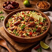 Indonesian Rice Salad with Fresh Dates