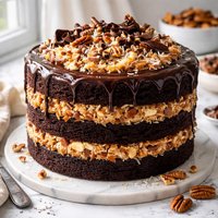 Inside Out German Chocolate Cake