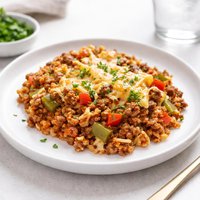 Inside Out Stuffed Pepper Casserole