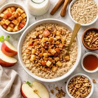 Instant Apple Oatmeal for One