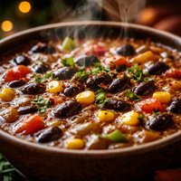 Instant Black Bean Soup