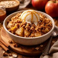Instant Oatmeal Apple Crisp