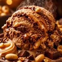 Intensely Densely Peanut Butter Chocolate Ice Cream