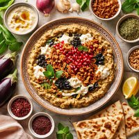 Iranian Eggplant Dish Kashk E Bademjan