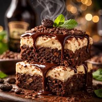 Irish Cream Brownie Dessert