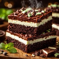 Irish Mint Brownies