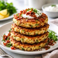 Irish Potato Bacon Cakes
