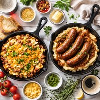 Irish Scrambler and Irish Bangers