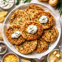 Irish Style Potato Chive Pancakes