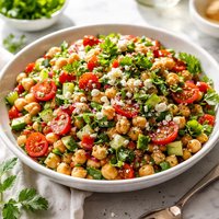 Israeli Chickpea Salad