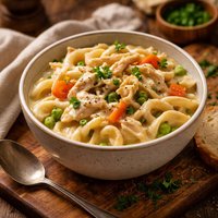 It Needs Something Creamy Chicken and Noodles