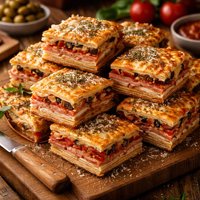Italian Antipasto Squares