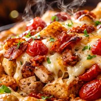 Italian Bacon Tomato Chicken Strata