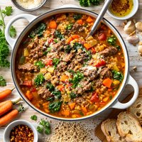 Italian Beef and Barley Soup