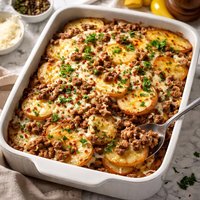 Italian Beef and Potato Casserole