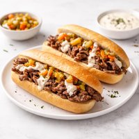 Italian Beef Sandwiches with Horseradish Sauce