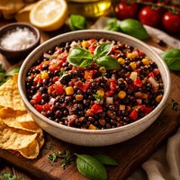 Italian Black Bean Salsa