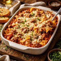 Italian Bow Tie Bake