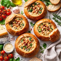 Italian Bread Bowls