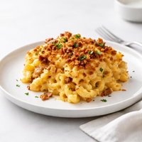 Italian Cheddar Bake Macaroni Cheese Casserole