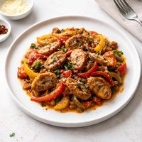 Italian Chicken Sausage and Peppers Skillet